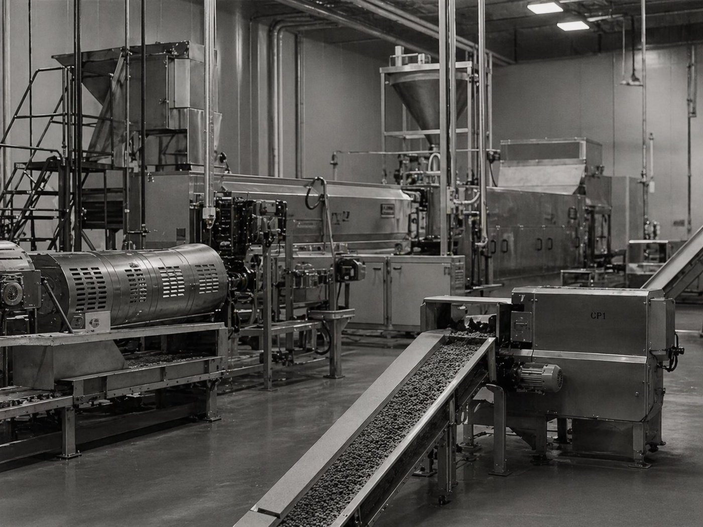 Cold industrial factory